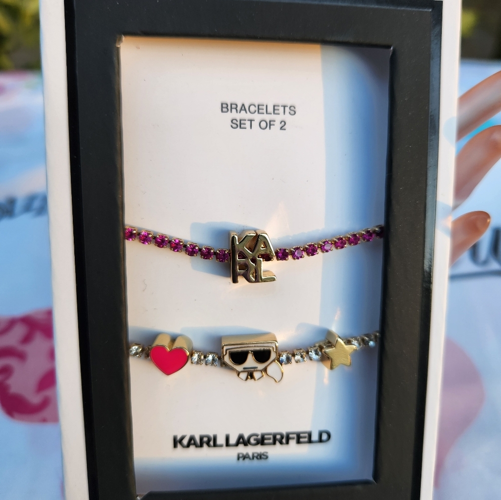 Karl Lagerfeld  Set Of Two Bracelets     NWT 🔥 - Picture 3 of 6